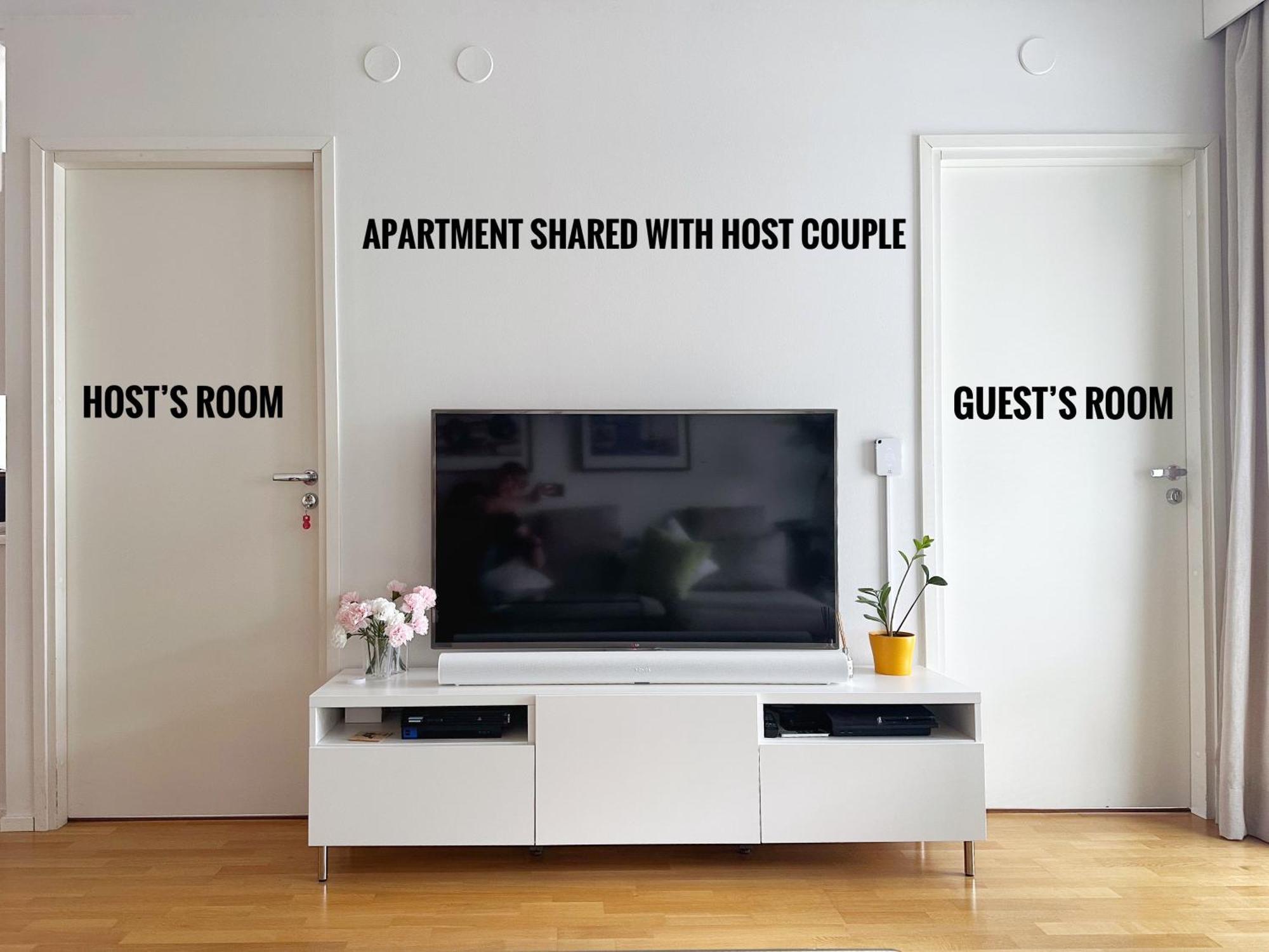 King-size Bed Private In Shared Near Sello Kotimajoitukset